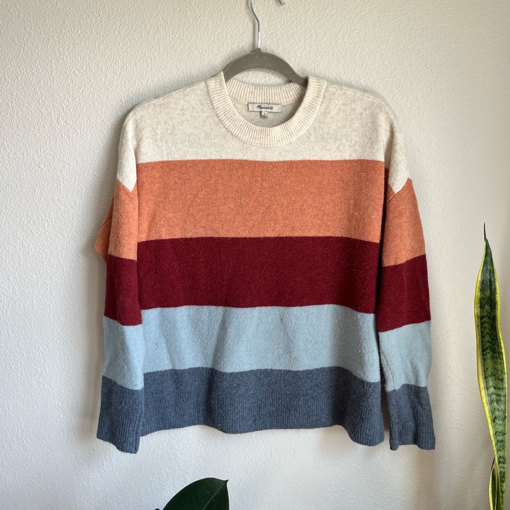 madewell wool blend sweater